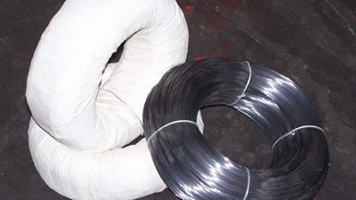 Annealed wire packed in coils then in box